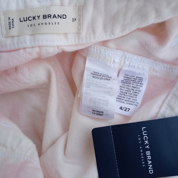 Lucky Brand Mid Rise Utility Straight Jeans Tie Dye - Picture 8 of 11